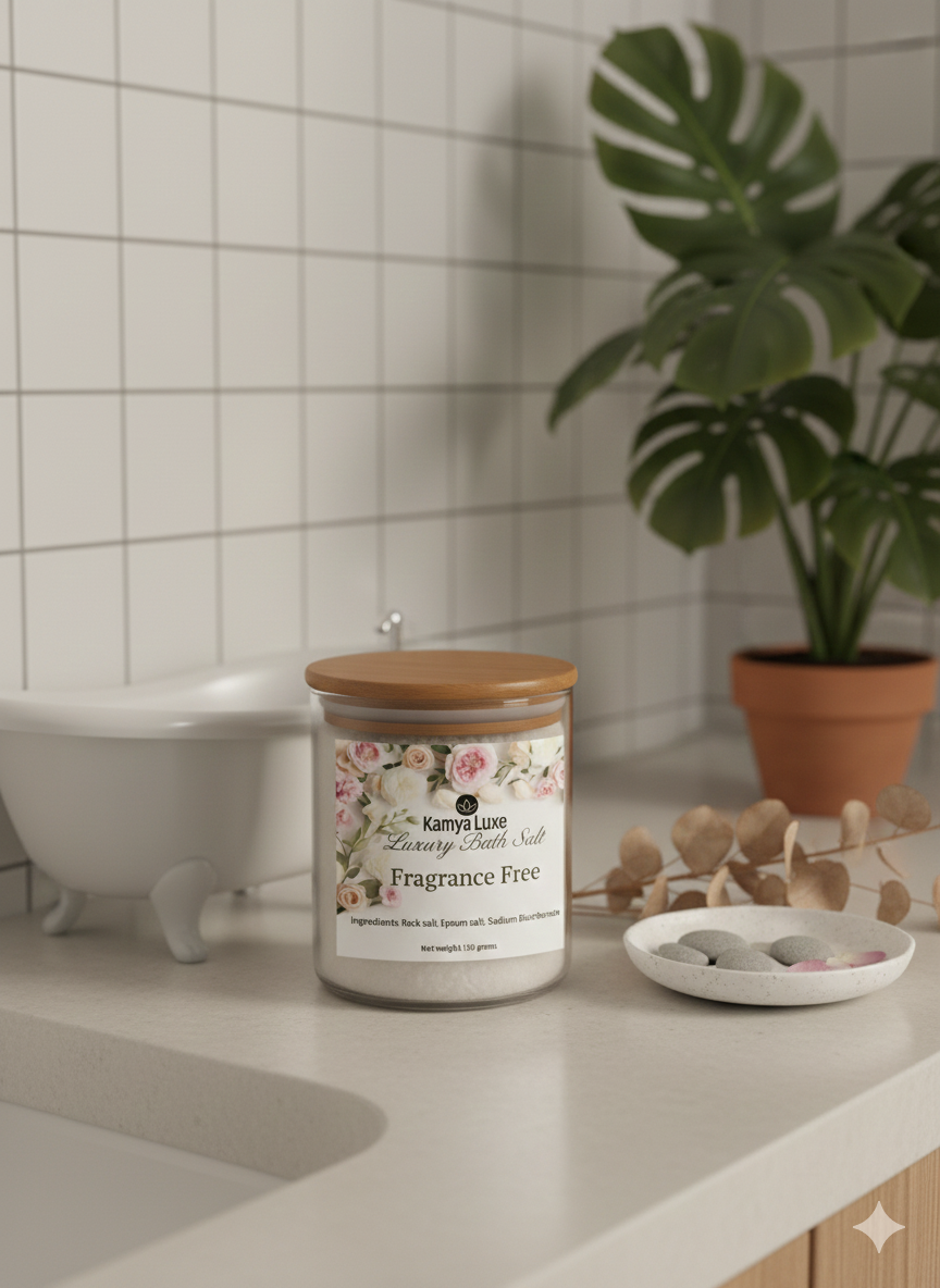Kamya Luxē Luxury Bath Salt – Fragrance free
