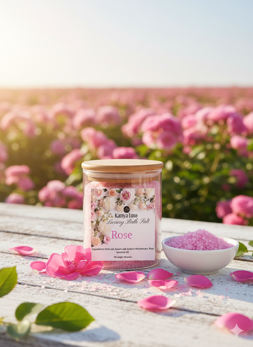 Kamya Luxē luxury Bath Salt – Rose