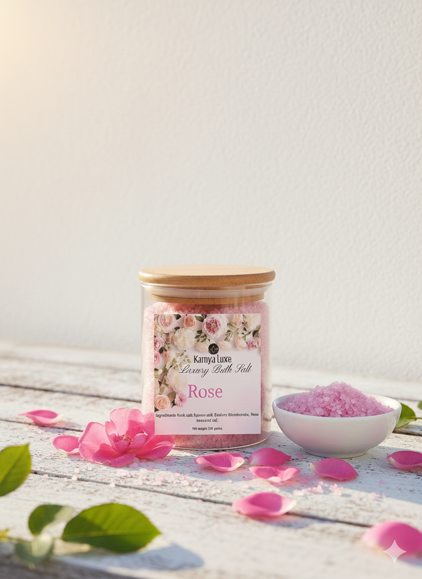 Kamya Luxē luxury Bath Salt – Rose