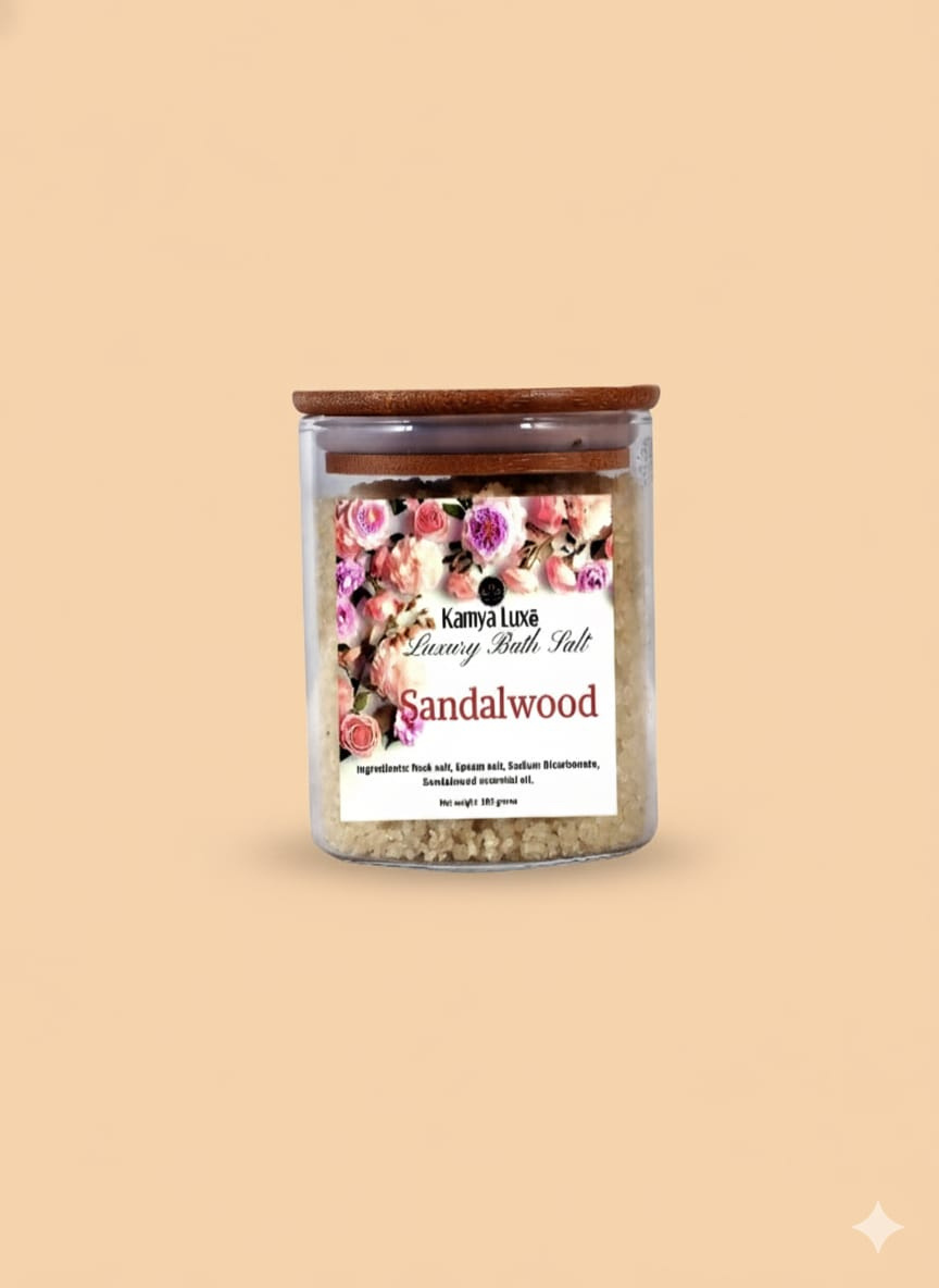 Kamya Luxē Luxury Bath Salt – Sandalwood
